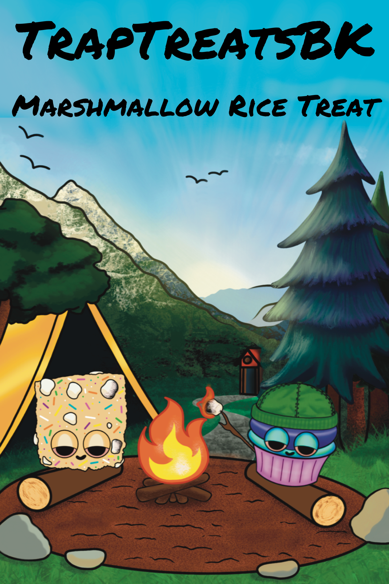 Rainbow Marshmallow Rice Treats