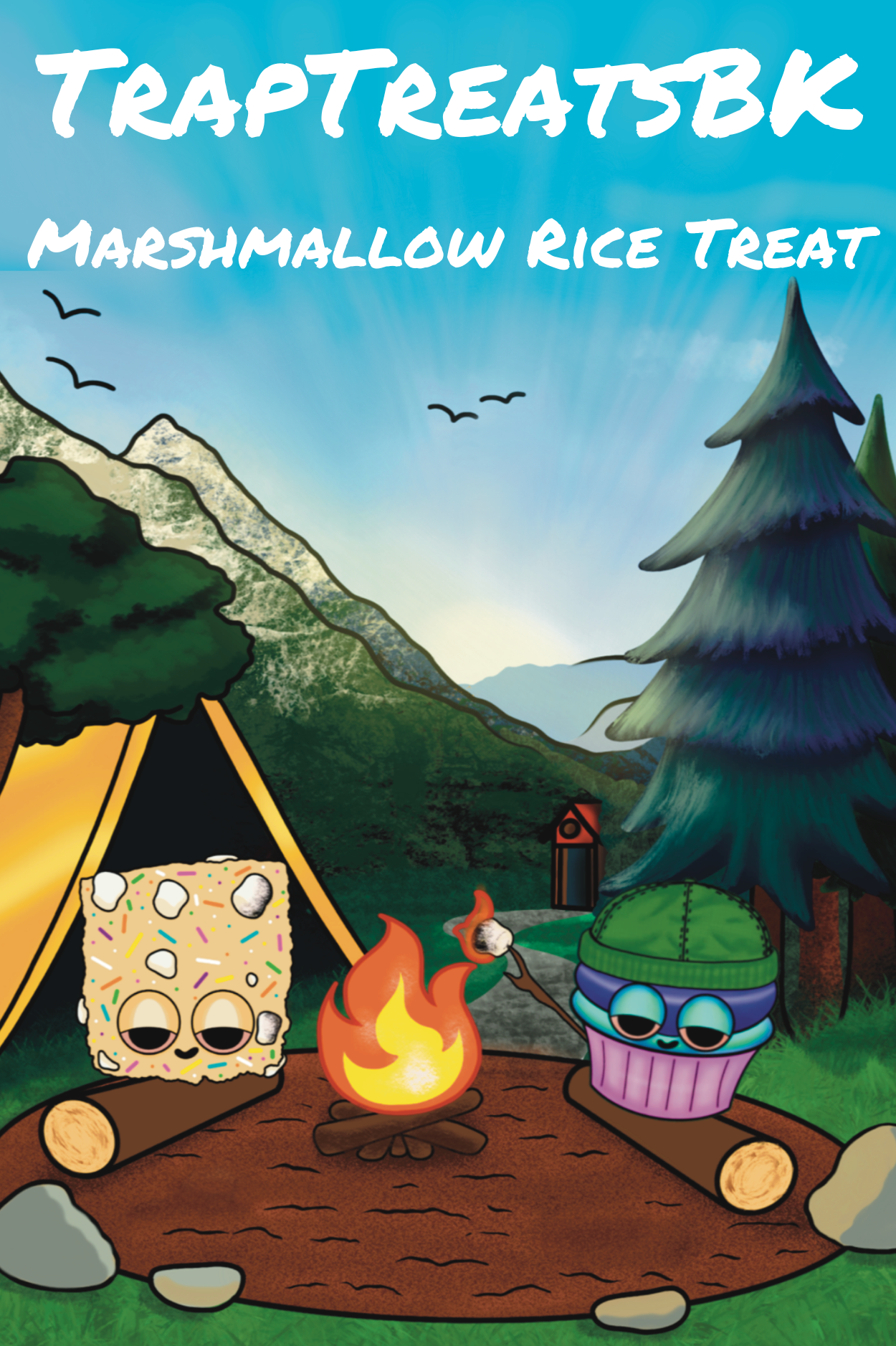 (H) Rainbow Marshmallow Rice Treat